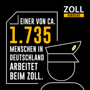 Zollmitarbeiter und Dokument. Einer von ungefähr 1770 Menschen in Deutschland arbeitet beim Zoll. Zollmitarbeiter und Dokument. Einer von ungefähr 1770 Menschen in Deutschland arbeitet beim Zoll.
