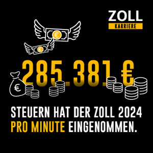 Münzelstapel, Geldsack und Geldscheine mit Flügeln. Der Zoll hat 2023 300.422 € Steuern pro Minute eingenommen. Münzelstapel, Geldsack und Geldscheine mit Flügeln. Der Zoll hat 2023 300.422 € Steuern pro Minute eingenommen.